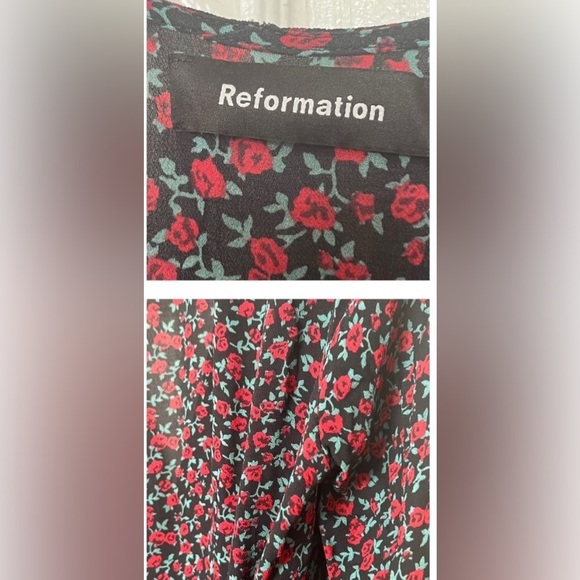 Reformation Brooke Long Sleeve Wrap Dress - Size XS - Picture 4 of 4